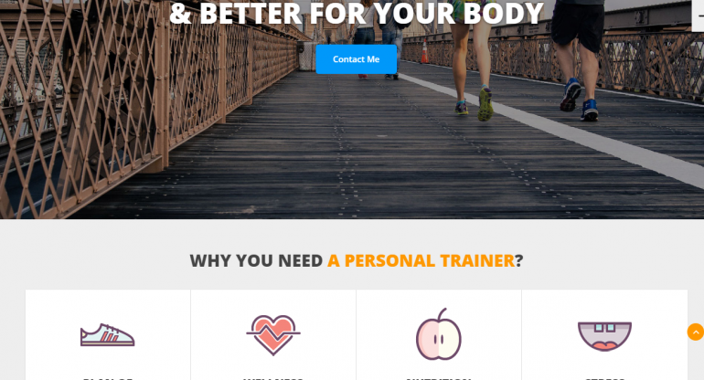 JustFit: Best WordPress Themes For Speakers, Life Coaches and Motivational Speakers 2019